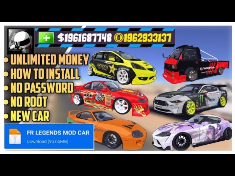 Tính năng mod của bản FR Legends Mod APK