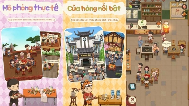 Trang trí không gian nhà hàng đa dạng