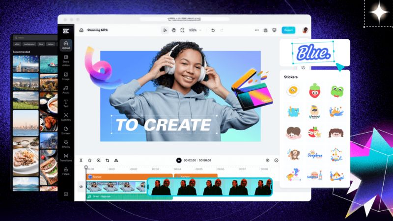Nhãn Dán AR Và Emoji 3D Sống Động Trong CapCut Pro APK