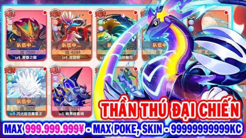 Những Tính Năng "Khủng" Của Bản Hack Pokemon Đại Chiến